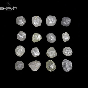 3.07 CT/16 Pcs Natural Rough Diamond White Color Clarity I3 (3.05 MM)