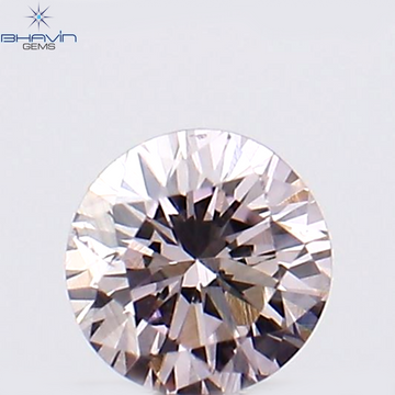 0.06 CT Natural Round Diamond Pink Color Clarity VS1 (2.47 MM)