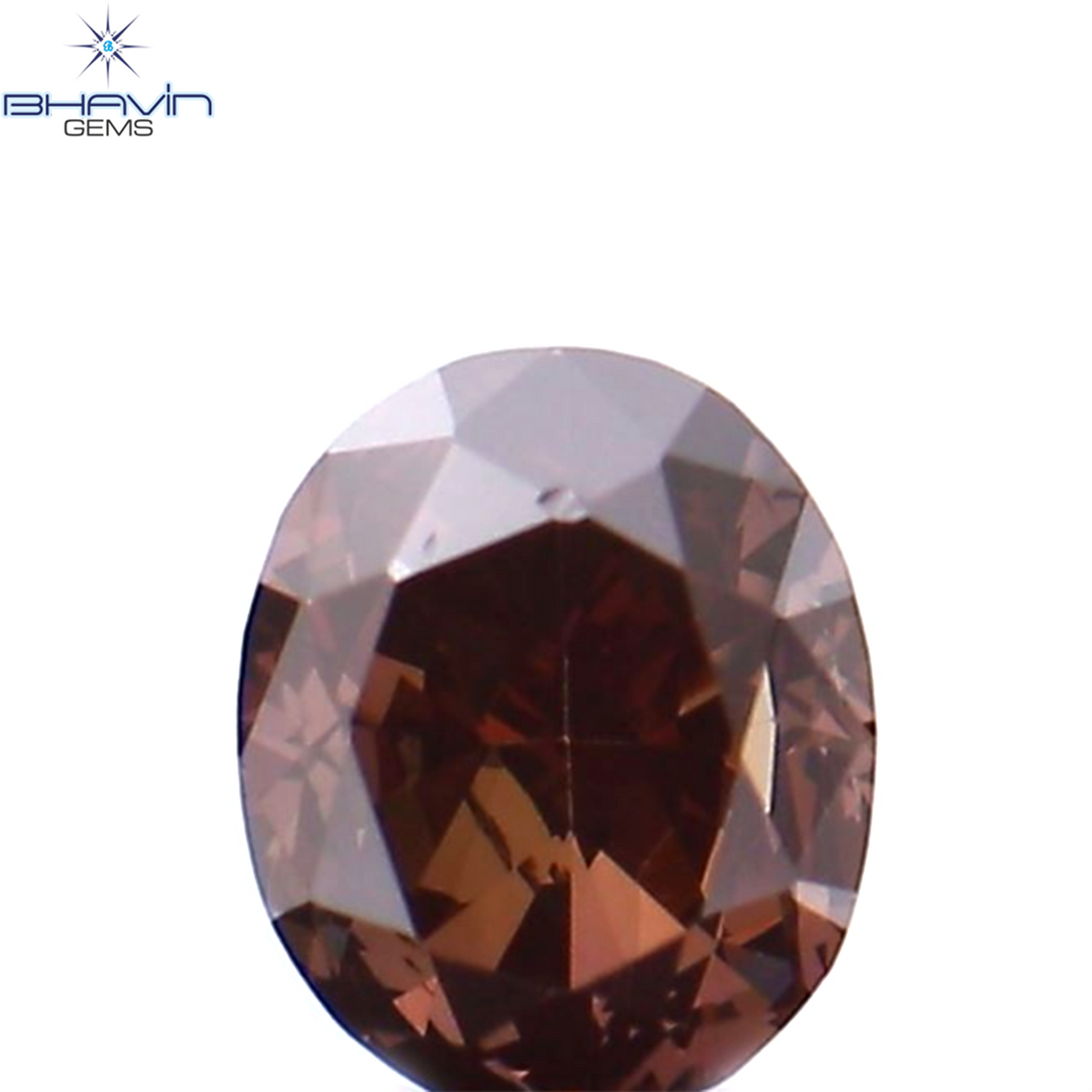 0.19 CT Natural Oval Diamond Enhanced Pink Color Clarity VS2 (3.17 MM)