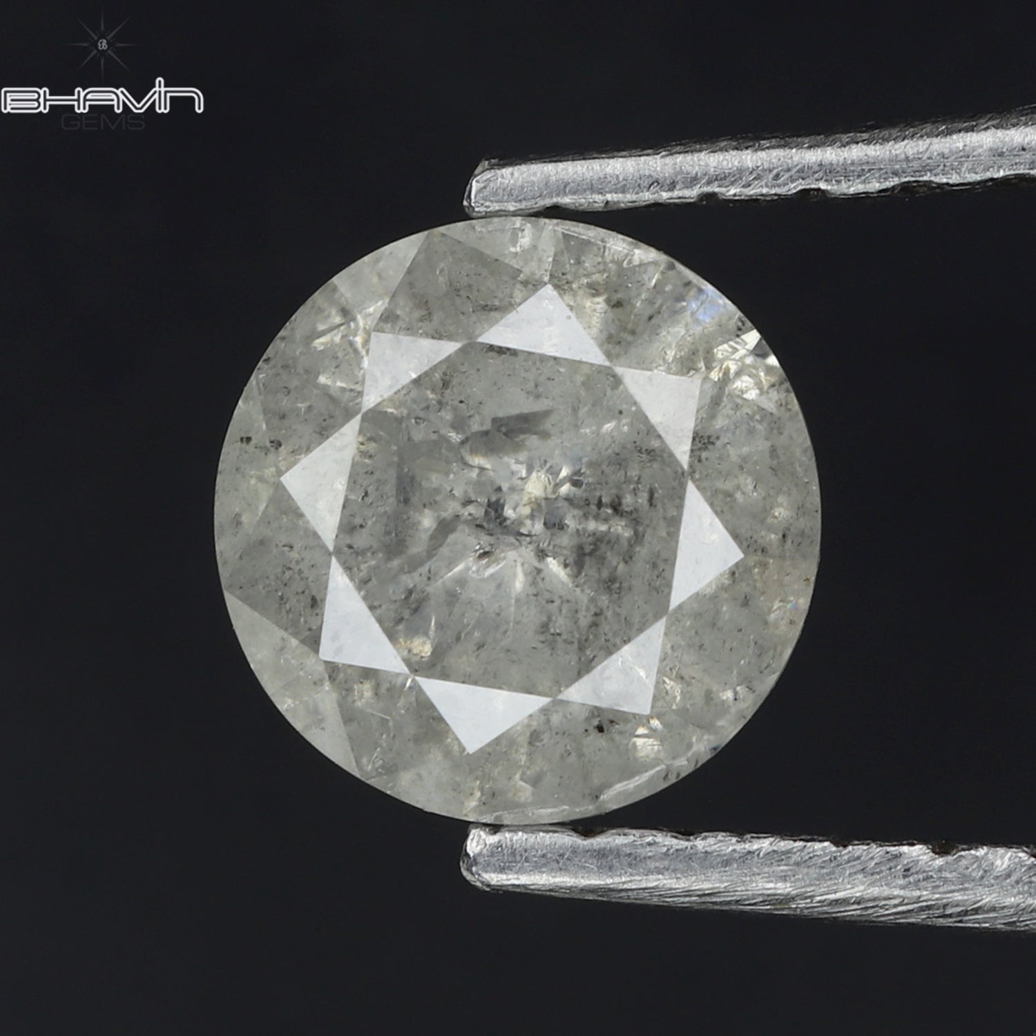 0.58 CT ラウンド シェイプ ナチュラル ダイヤモンド ホワイト カラー I3 クラリティ (5.30 MM)
