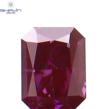 0.07 CT Natural Radiant Diamond Enhanced Pink Color Clarity VS1 (2.70 MM)