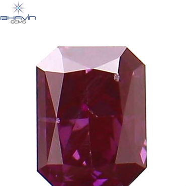 0.07 CT Radiant Diamond Pink Color Natural Diamond Clarity VS1 (2.70 MM)