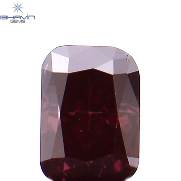 0.21 CT クッション シェイプ ナチュラル ルース ダイヤモンド 強化ピンク色 VS2 クラリティ (3.78 MM)