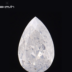 0.20 CT Pear Shape Natural Diamond White Color SI2 Clarity (4.62 MM)
