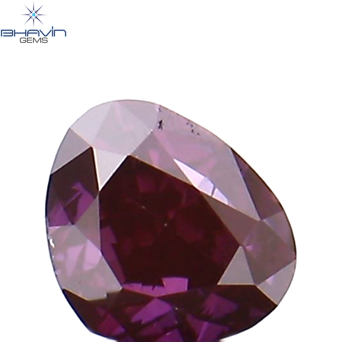 0.17 CT Natural Heart Diamond Enhanced Pink Color Clarity VS1 (3.55 MM)