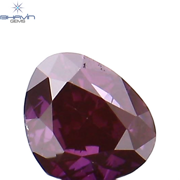 0.17 CT Natural Heart Diamond Enhanced Pink Color Clarity VS1 (3.55 MM)