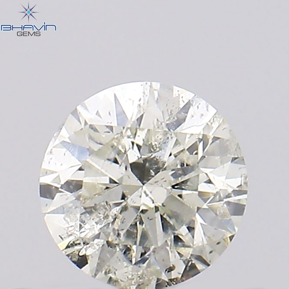 0.27 CT Natural Round Diamond H Color Clarity I1 (3.84 MM)