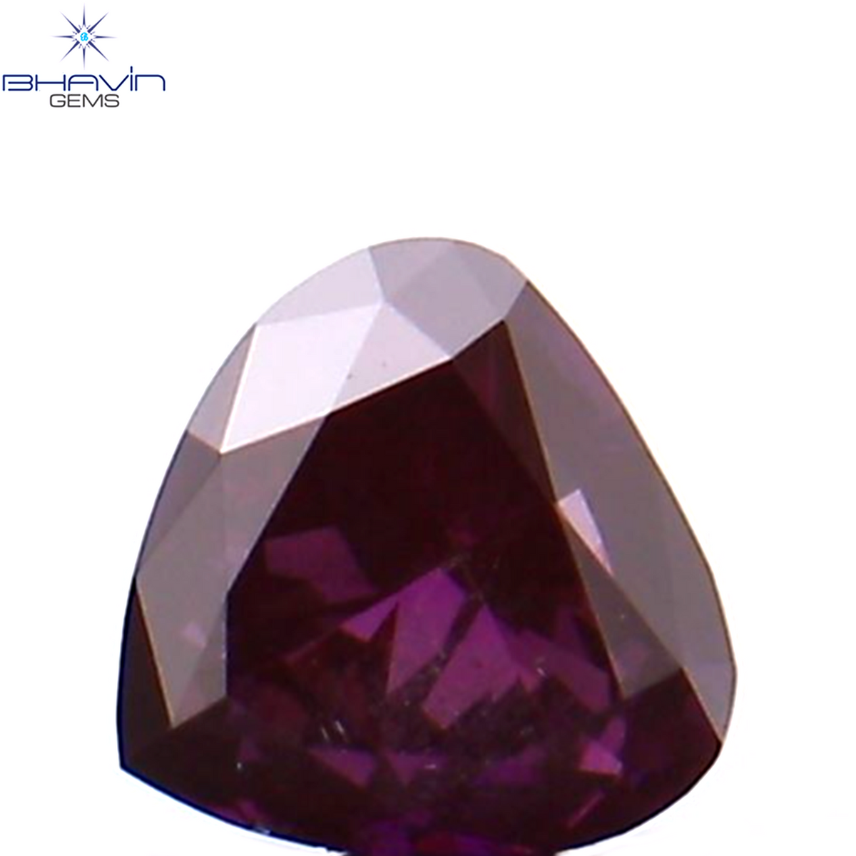 0.11 CT Natural Heart Diamond Enhanced Pink Color Clarity VS2 (2.95 MM)