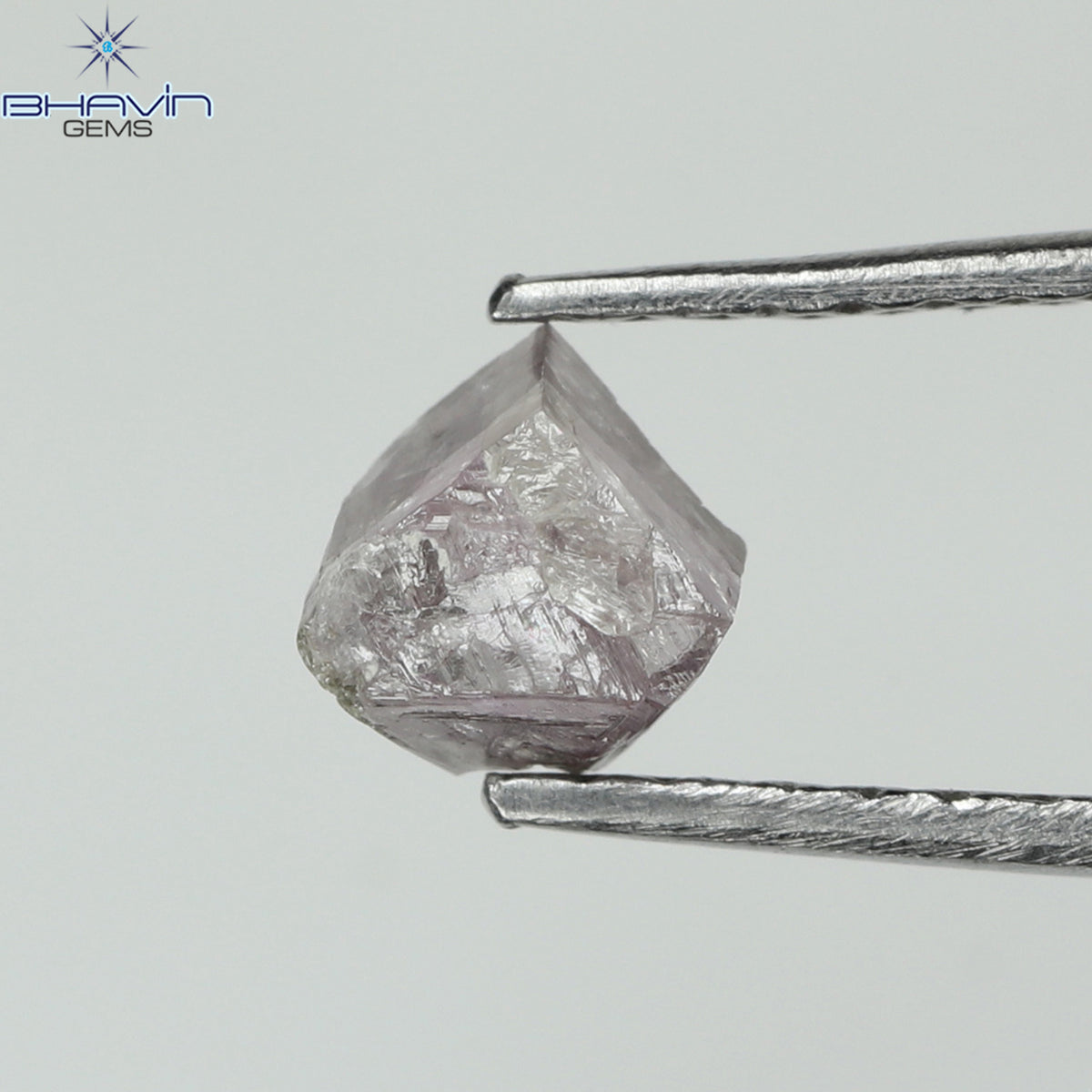 0.49 CT Natural Rough Diamond Pink Color Clarity I3 (4.90 MM)
