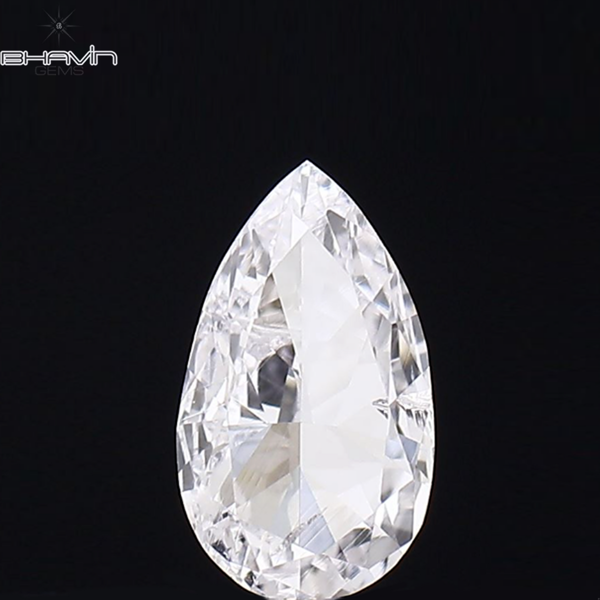 0.12 CT Natural Pear Diamond White Color Clarity SI1 (4.85 MM)