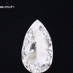 0.12 CT Pear Shape Natural Diamond White Color SI1 Clarity (4.85 MM)