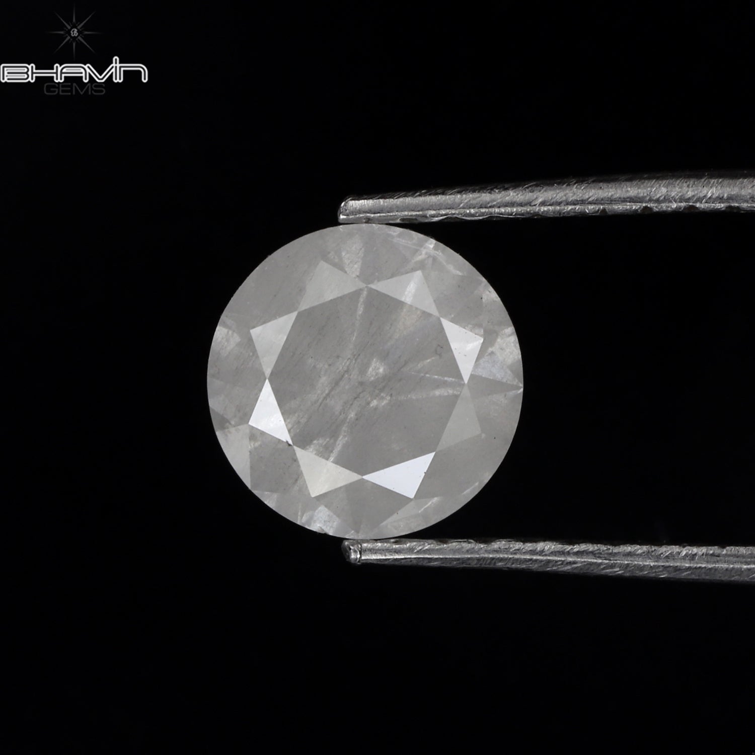 1.06 CT ラウンド シェイプ ナチュラル ルース ダイヤモンド ホワイト カラー I3 クラリティ (6.38 MM)