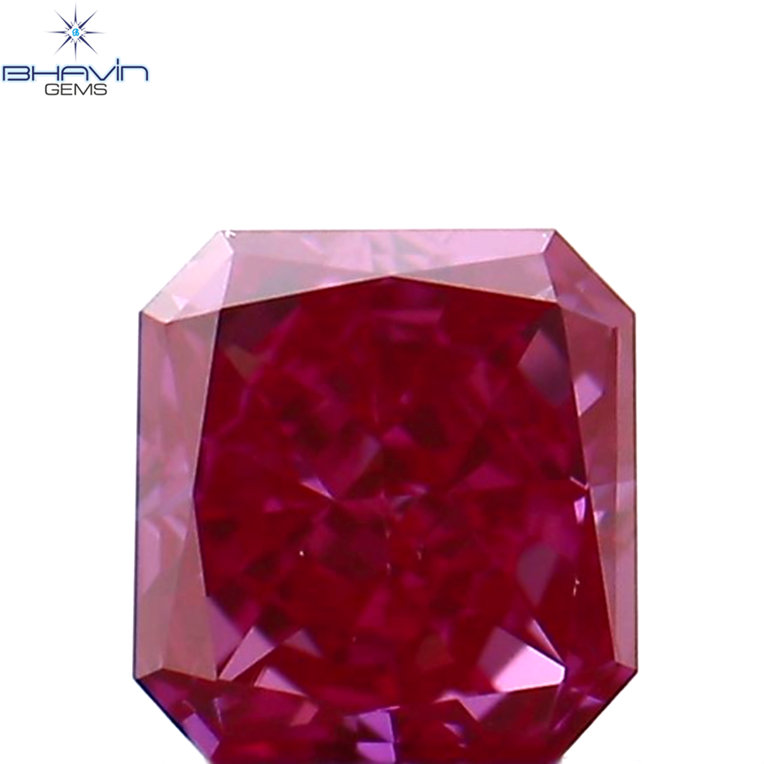 0.19 CT クッション シェイプ ナチュラル ルース ダイヤモンド 強化ピンク色 VS2 クラリティ (3.33 MM)