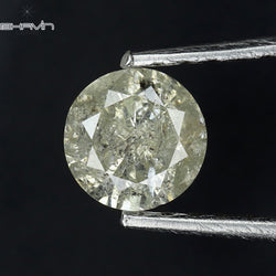 0.37 CT Round Shape Natural Loose Diamond White Color I3 Clarity (4.62 MM)