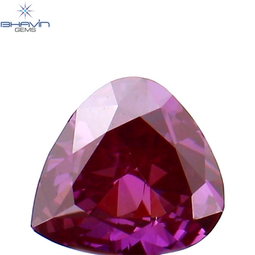 0.15 CT Natural Heart Diamond Enhanced Pink Color Clarity VS1 (3.71 MM)