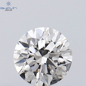 0.22 CT Round Shape Natural Loose Diamond White (G) Color SI1 Clarity (3.85 MM)