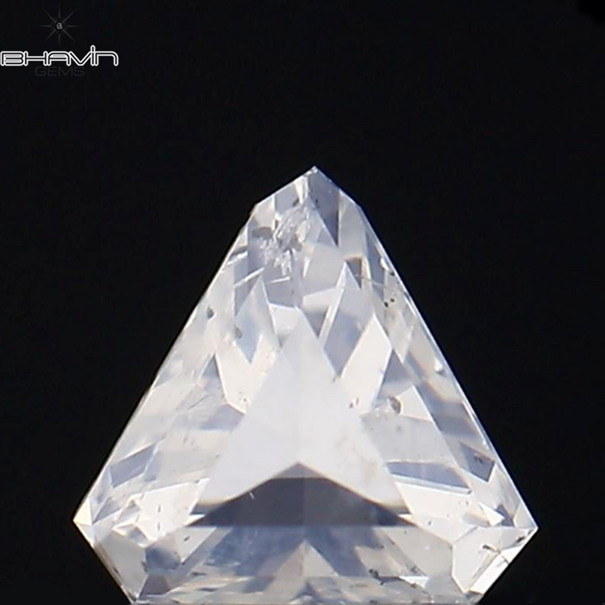 0.08 CT ラディアント シェイプ ナチュラル ダイヤモンド ピンク色 SI2 クラリティ (2.38 MM)