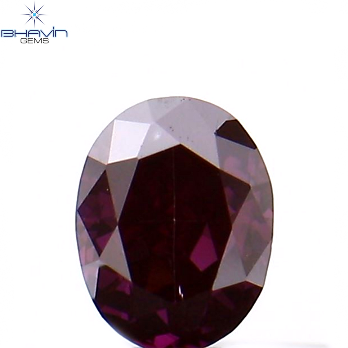 0.12 CT Natural Oval Diamond Enhanced Pink Color Clarity VS1 (3.40 MM)