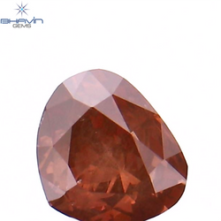 0.15 CT Heart Shape Enhanced Pink Color Natural Loose Diamond SI1 Clarity (3.55 MM)