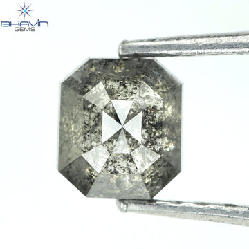 0.55 CT Natural Square Cut Diamond Salt And Pepper Color Clarity I3 (4.78 MM)