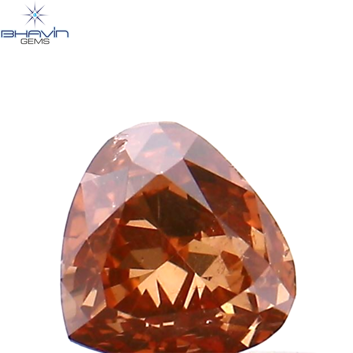 0.19 CT Natural Heart Diamond Enhanced Pink Color Clarity VS2 (3.78 MM)
