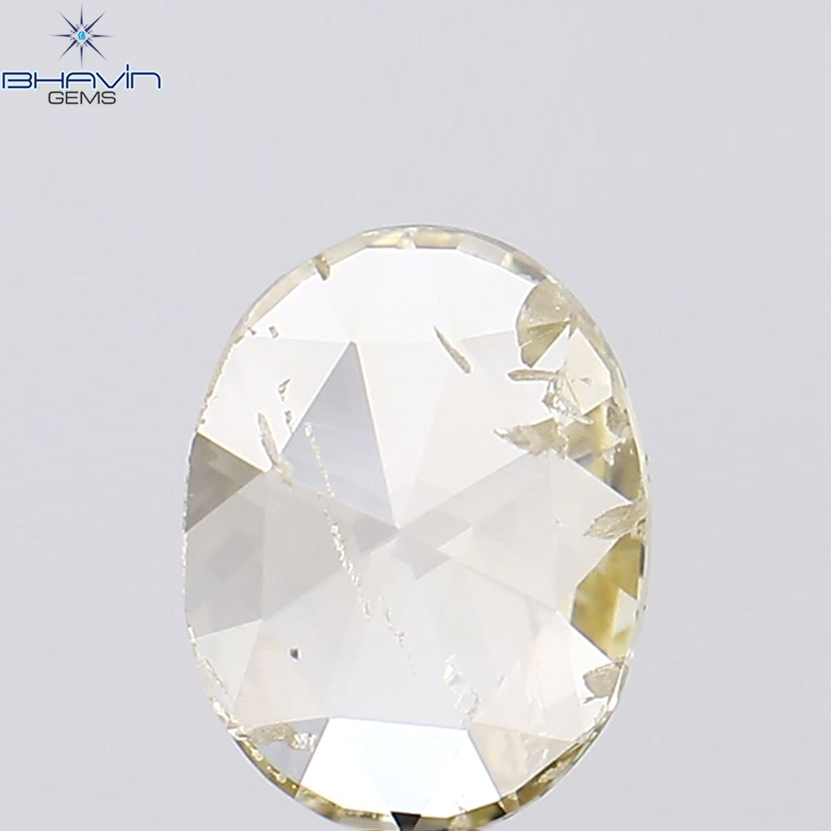 0.40 CT Natural Oval Diamond Yellow Color Clarity SI2 (5.75 MM)