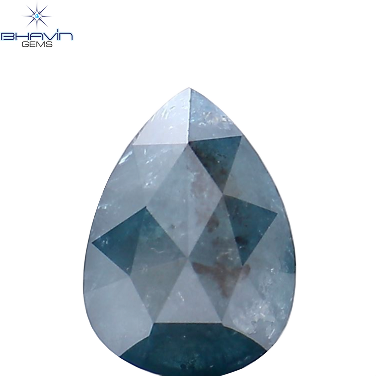1.20 CT Natural Pear Diamond Enhanced Blue Color Clarity I3 (8.30 MM)