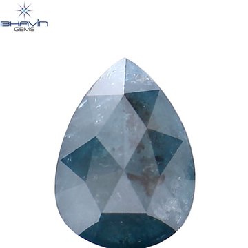 1.20 CT Natural Pear Diamond Enhanced Blue Color Clarity I3 (8.30 MM)