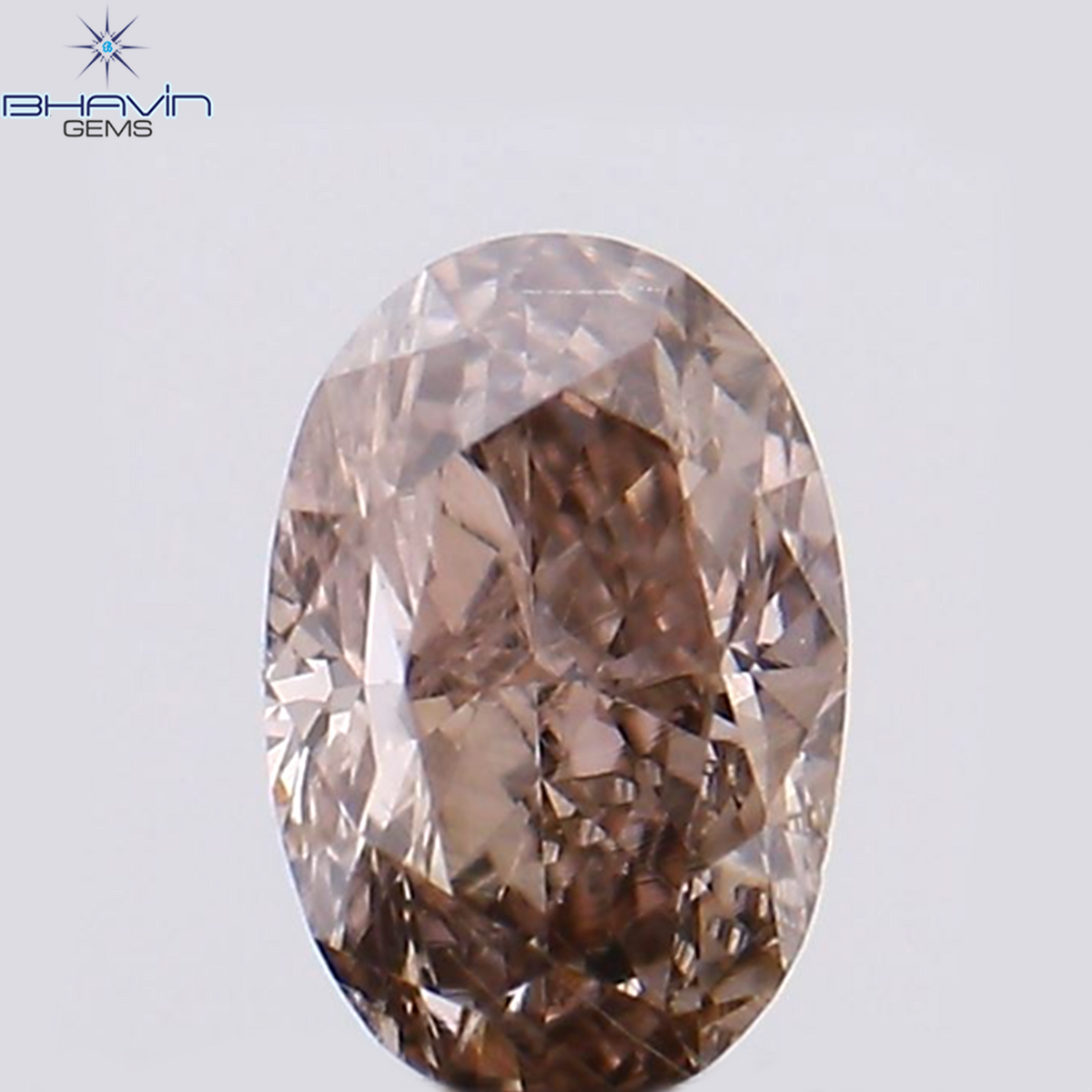0.18 CT Natural Oval Diamond Pink Color Clarity VS2 (3.95 MM)