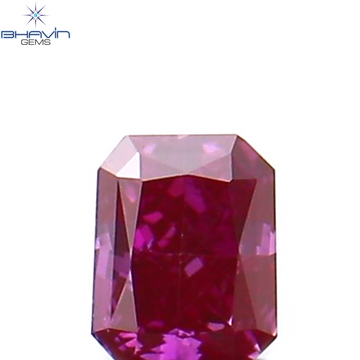 0.04 CT Natural Radiant Diamond Enhanced Pink Color Clarity VS1 (2.24 MM)