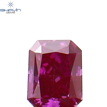 0.04 CT Radiant Diamond Pink Color Natural Diamond Clarity VS1 (2.24 MM)