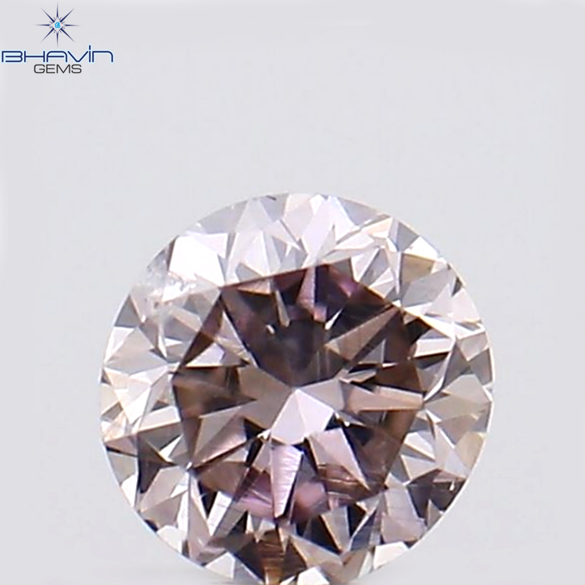 0.08 CT Natural Round Diamond Pink Color Clarity VS1 (2.72 MM)