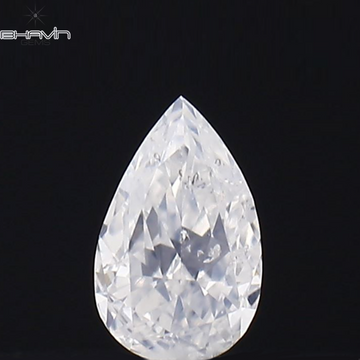 0.07 CT Natural Pear Diamond White Fancy Color Clarity SI2 (3.47 MM)