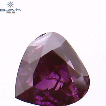 0.12 CT Natural Heart Diamond Enhanced Pink Color Clarity SI2 (3.02 MM)