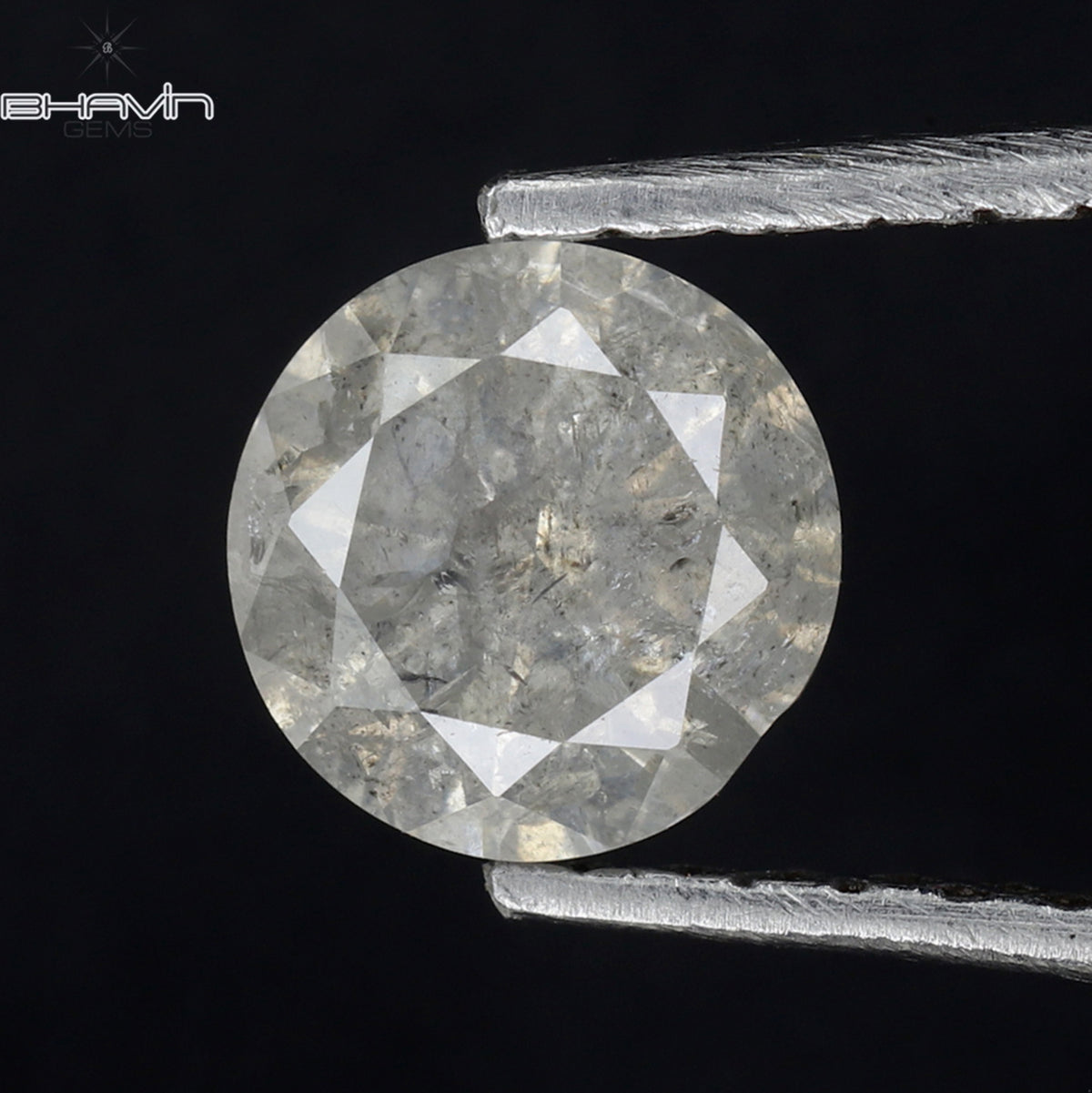 0.54 CT Natural Round Diamond White Color Clarity I3 (5.13 MM)
