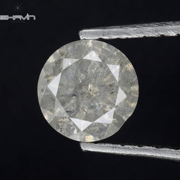 0.54 CT Natural Round Diamond White Color Clarity I3 (5.13 MM)