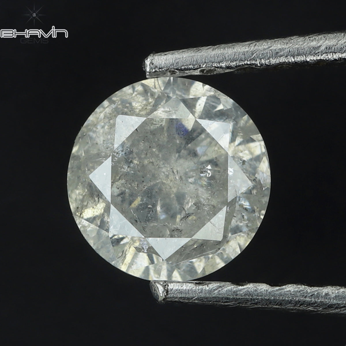 0.42 CT Natural Round Diamond White Color Clarity I3 (4.80 MM)