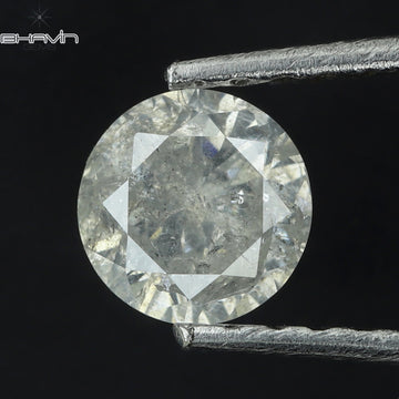 0.42 CT Natural Round Diamond White Color Clarity I3 (4.80 MM)