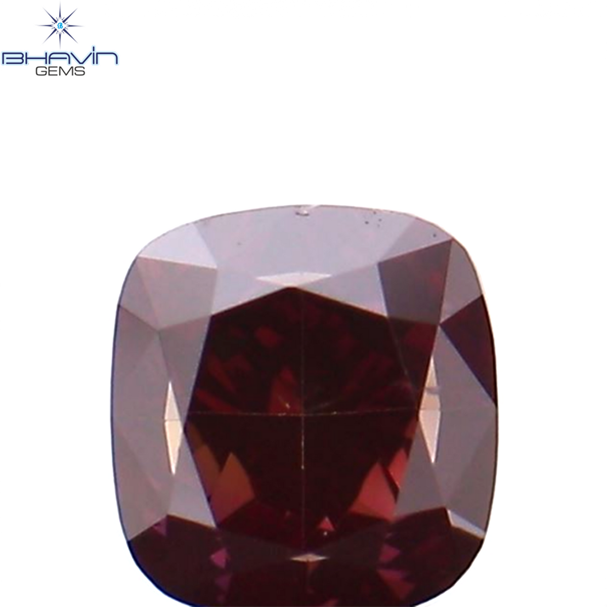 0.27 CT クッション シェイプ ナチュラル ルース ダイヤモンド 強化ピンク色 VS2 クラリティ (3.51 MM)