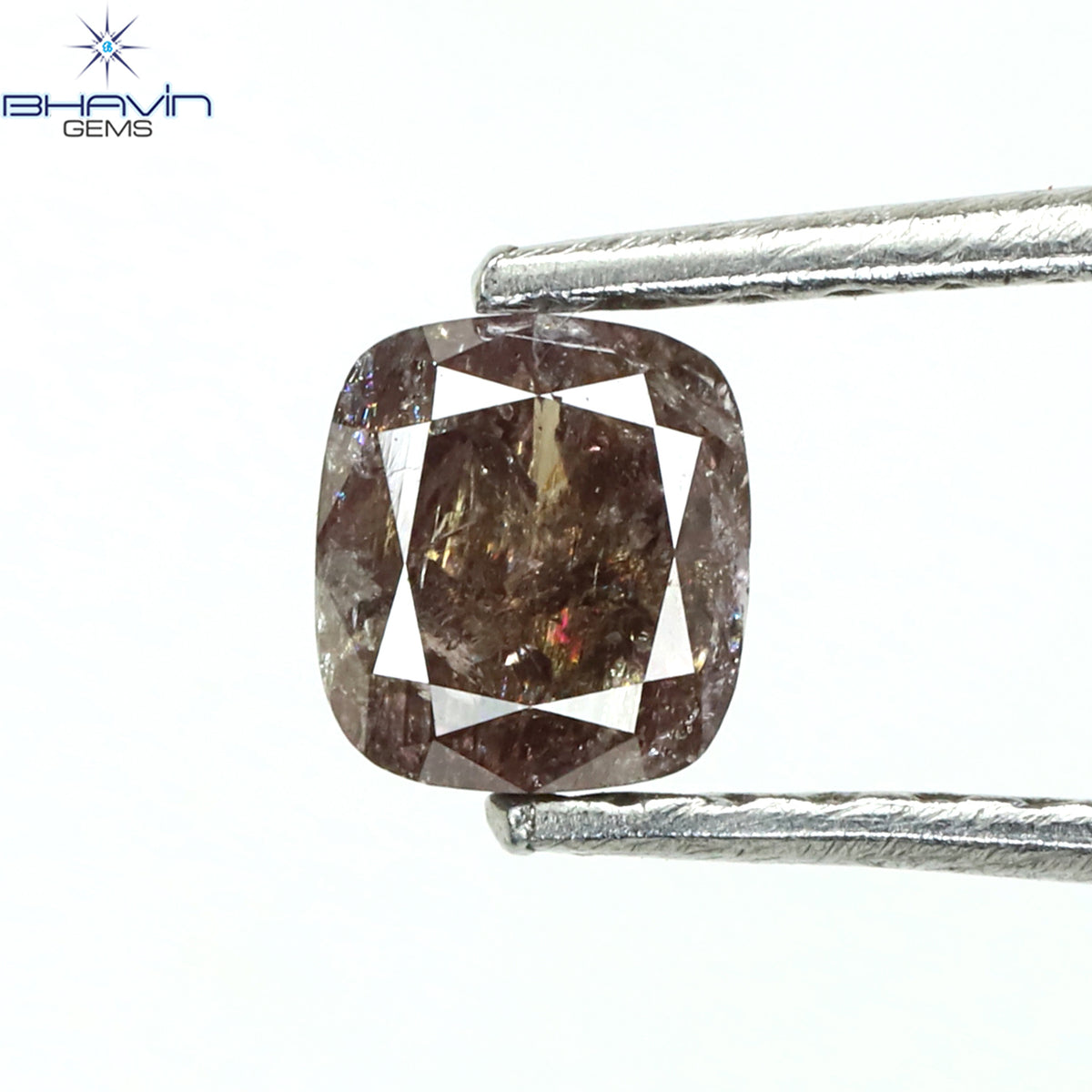 0.05 CT クッションシェイプ 天然ダイヤモンド ピンク色 VS1 クラリティ (2.06 MM)