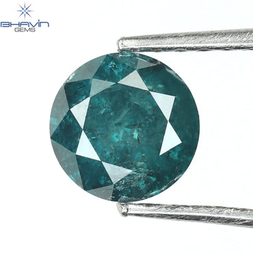 0.70 CT Round Diamond Natural Loose Diamond Blue Color I3 Clarity (5.67 MM)