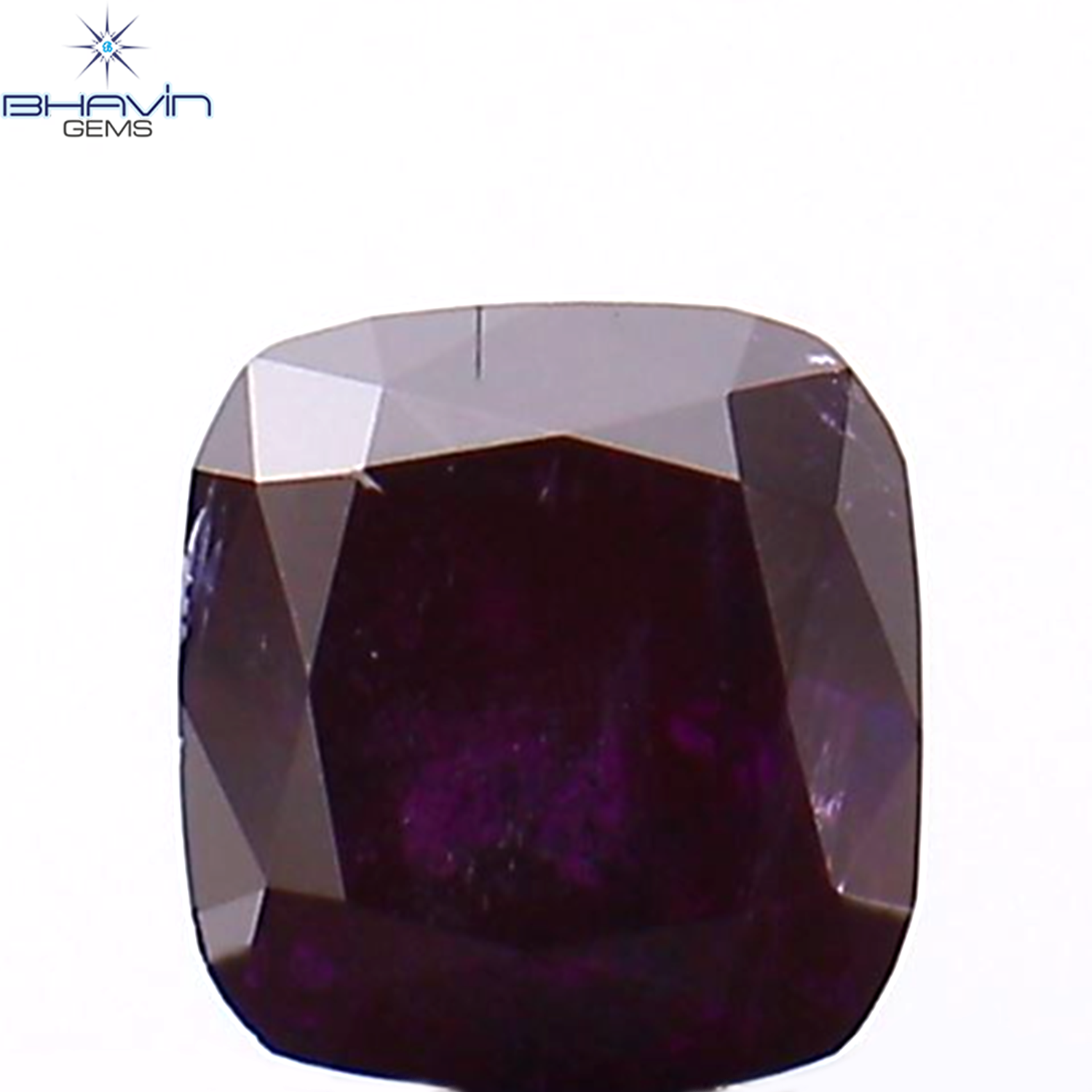 0.12 CT Cushion Shape Natural Loose Diamond Enhanced Pink Color I2 Clarity (2.98 MM)