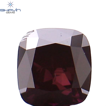 0.28 CT Cushion Shape Natural Loose Diamond Enhanced Pink Color SI1 Clarity (3.63 MM)