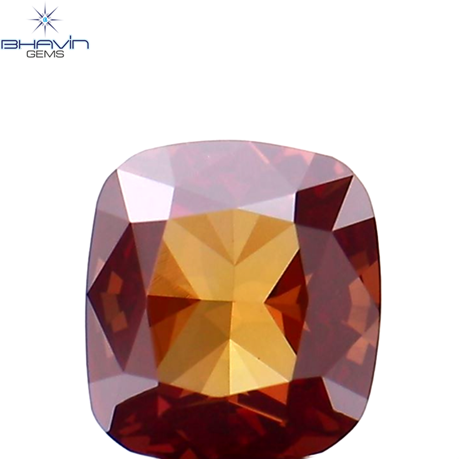 0.40 CT Cushion Shape Natural Loose Diamond Enhanced Pink Color VS1 Clarity (4.43 MM)