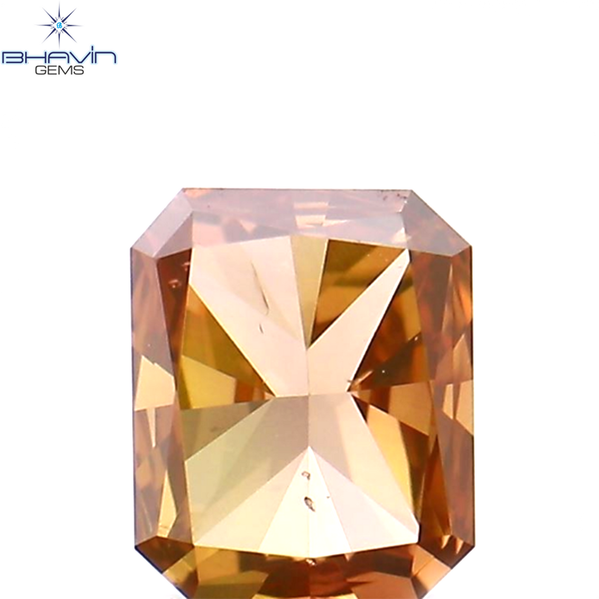 0.22 CT Natural Radiant Diamond Enhanced Pink Color Clarity VS1 (3.97 MM)