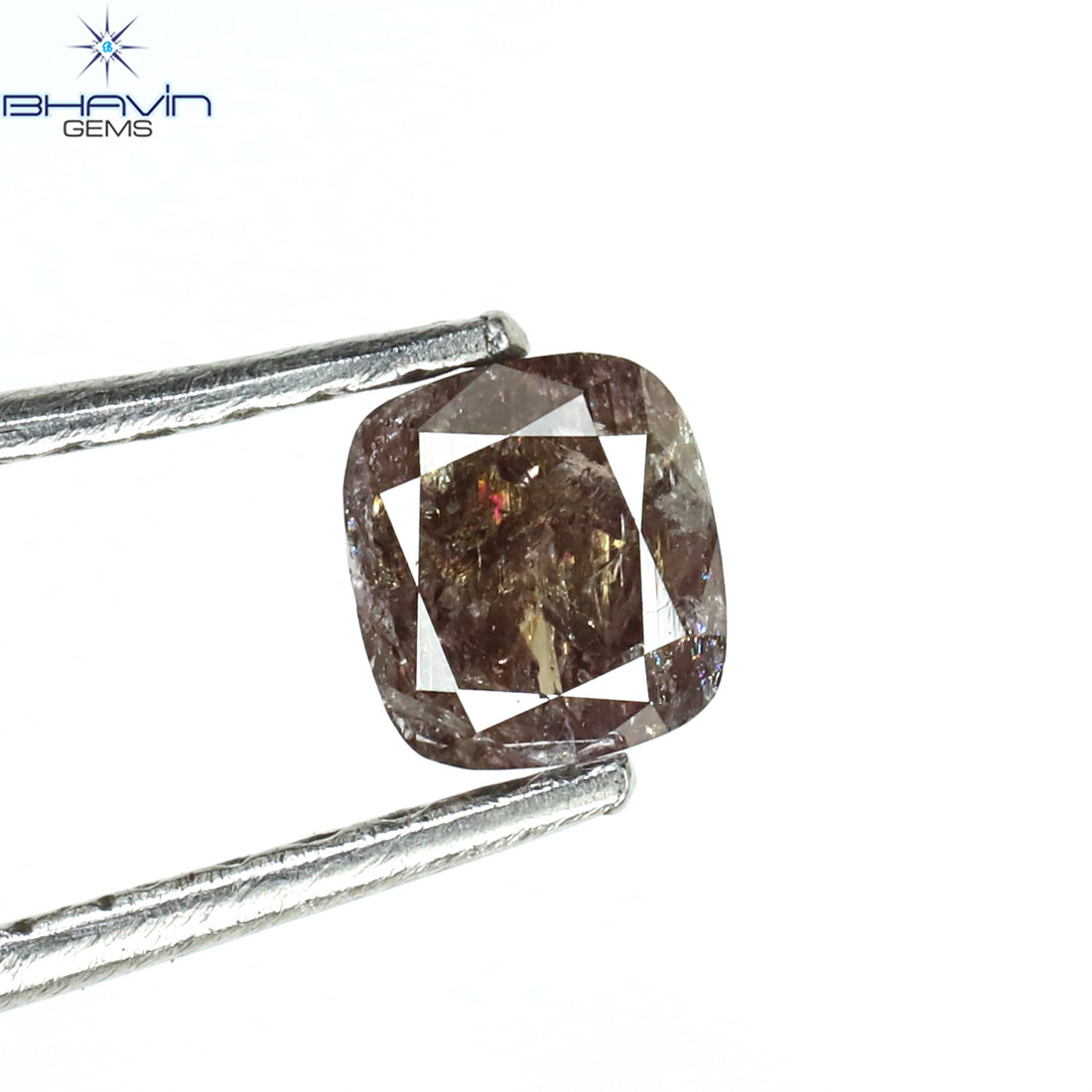 0.05 CT クッションシェイプ 天然ダイヤモンド ピンク色 VS1 クラリティ (2.06 MM)