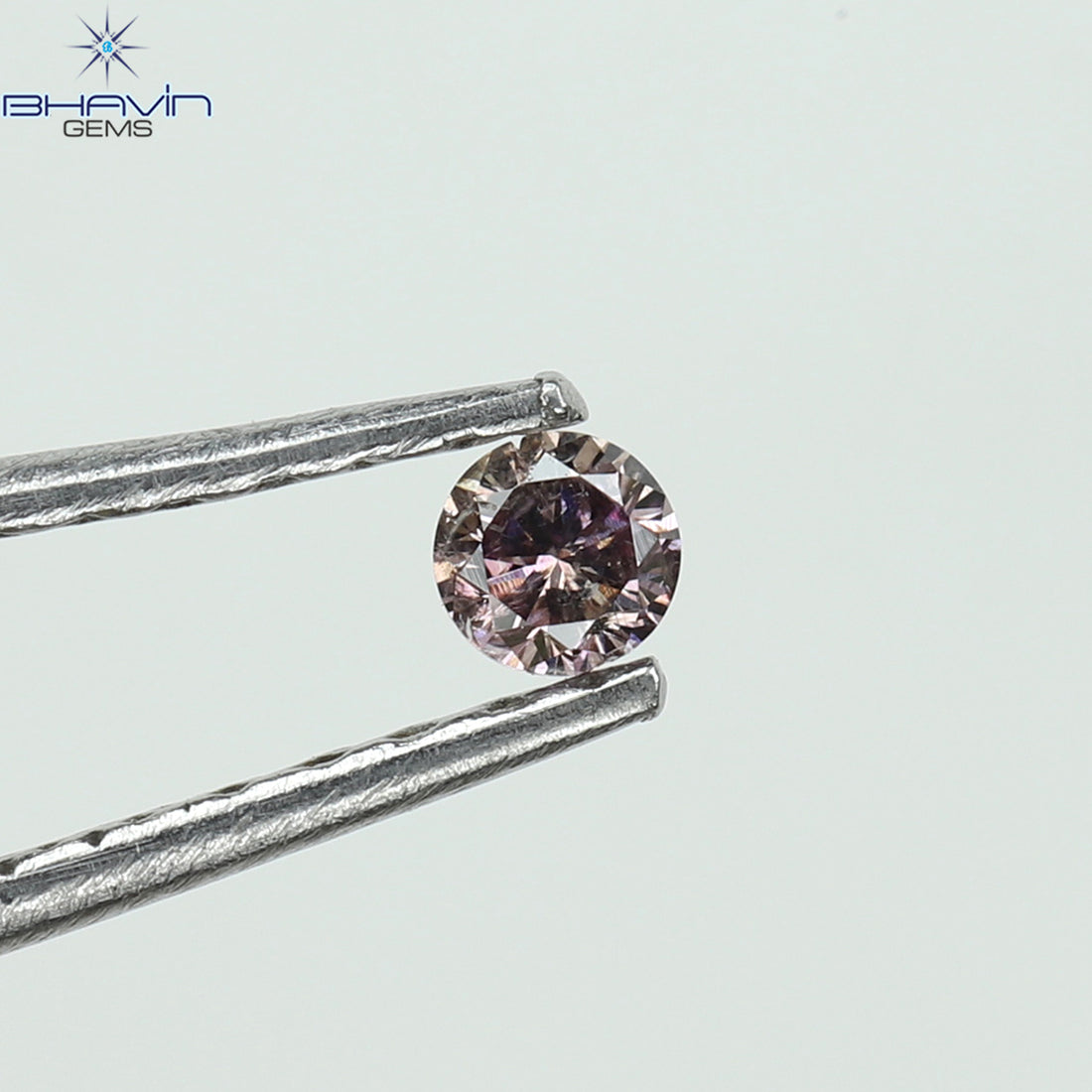 0.05 CT Natural Round Diamond Pink Color Clarity I1 (2.30 MM)