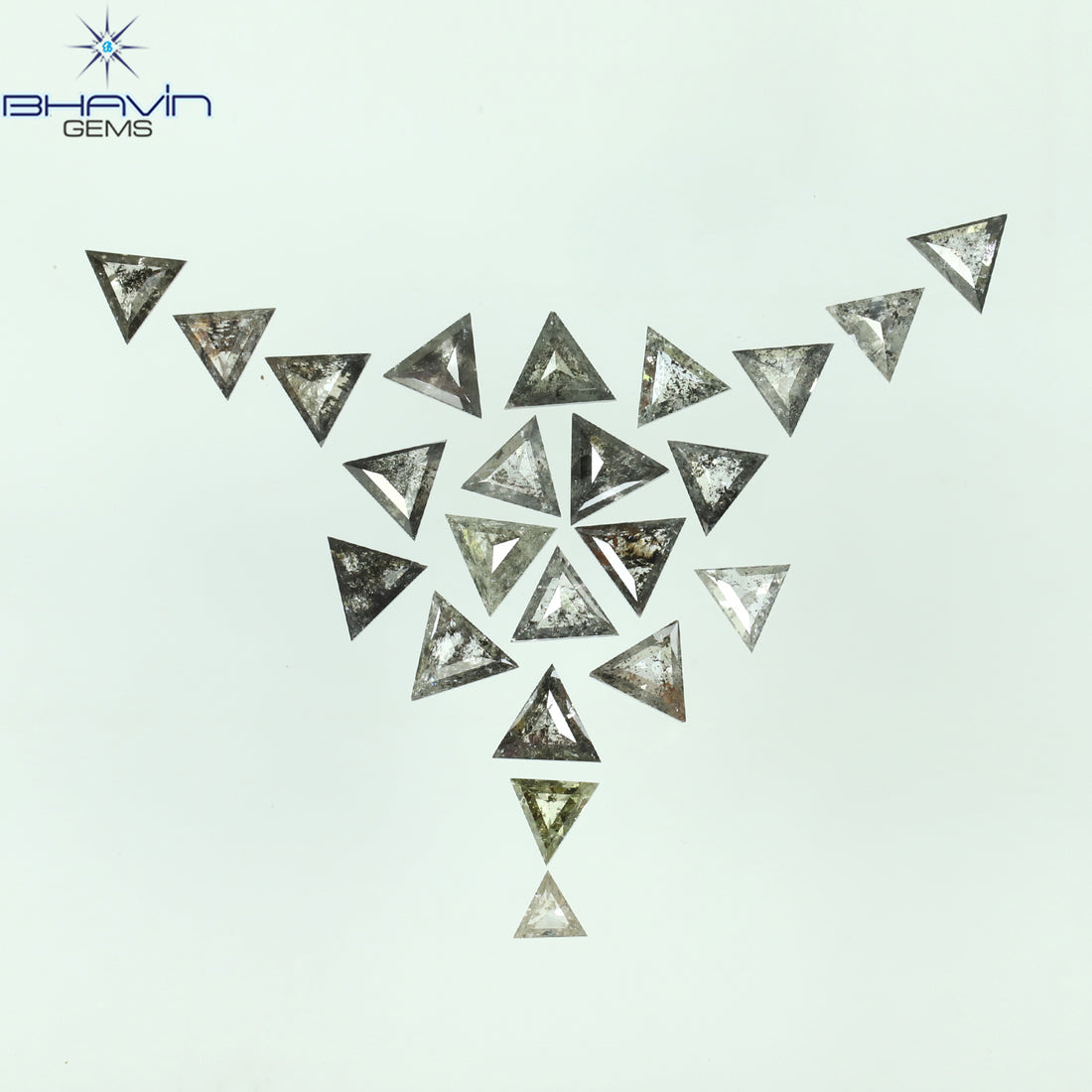 0.05 CT/5 ピース ラウンド シェイプ ナチュラル ルース ダイヤモンド ピンク カラー I1 クラリティ (0.05 MM)