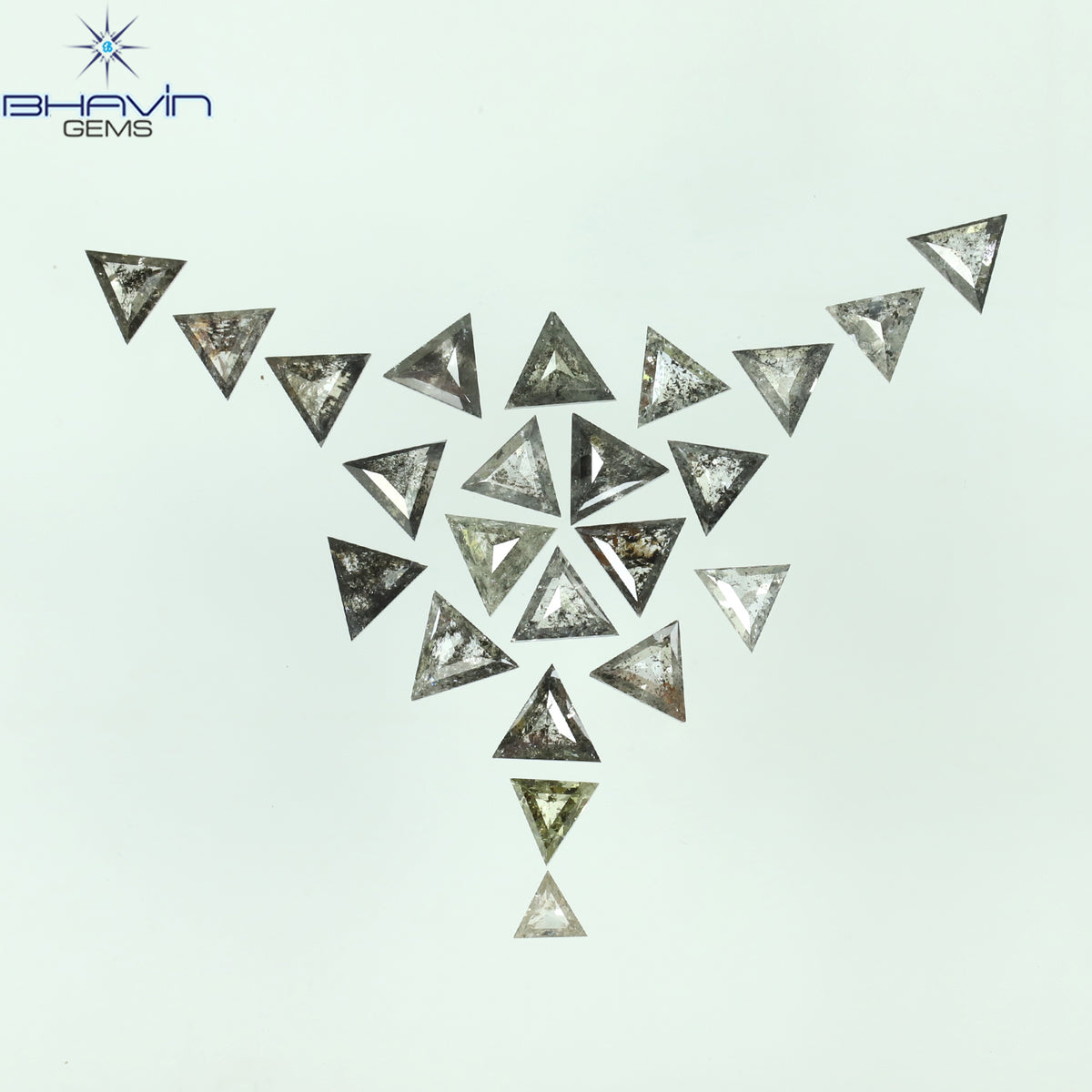 0.05 CT/5 ピース ラウンド シェイプ ナチュラル ルース ダイヤモンド ピンク カラー I1 クラリティ (0.05 MM)