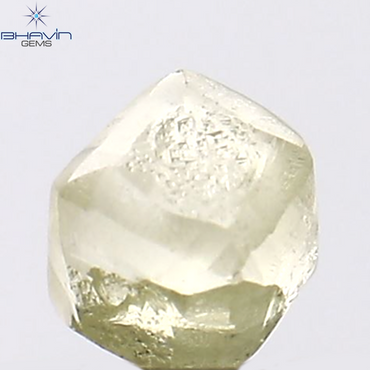 0.67 CT Rough Shape Natural Loose Diamond Yellow Color VS2 Clarity (4.00 MM)